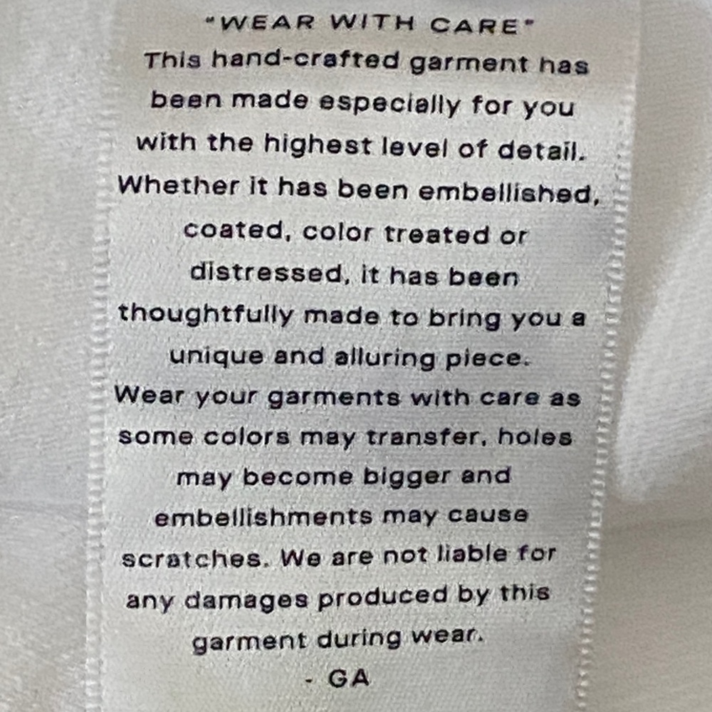 Good American Good '90s Carpenter in White High Waist Wide Leg Jeans, Size 14/32 - Picture 7 of 12